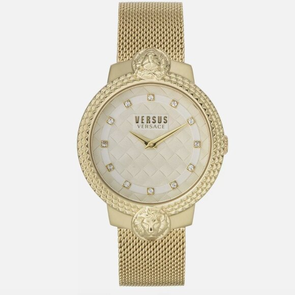 Versus Versace Womens Yellow Gold 38mm Watch